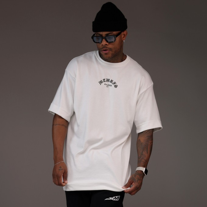 Camiseta Oversized Heavy Heritag OffWhite
