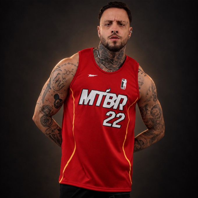 Regata Machao DryFit Heat Vermelha