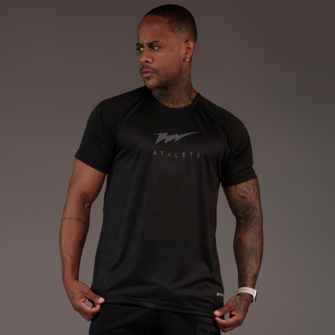 Camiseta Haglan Aerodry Athlete Preta
