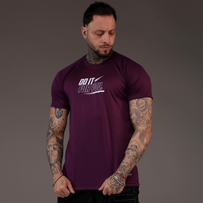 Camiseta Haglan Aerodry Do It Roxa