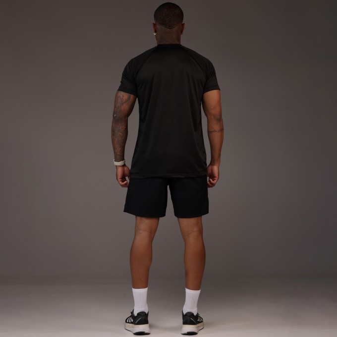 Camiseta Haglan Aerodry Never Give Up Preta