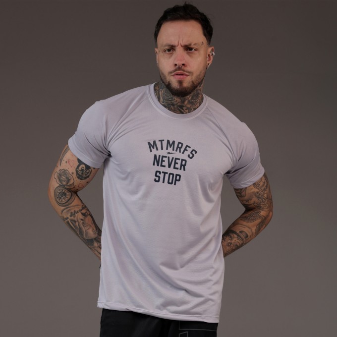 Camiseta Haglan Aerodry Haze Cinza Claro
