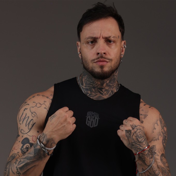 Regata Machao Armor GOD Preta