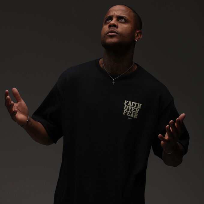 Camiseta Oversized Heavy DISCIPLES Preta
