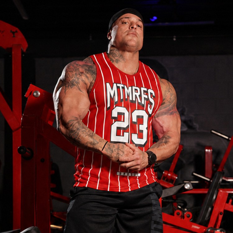 Regata Machao Plus Size DryFit Baseball Line Vermelha