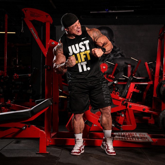 Regata Machao Plus Size DryFit Just Lift It Preta