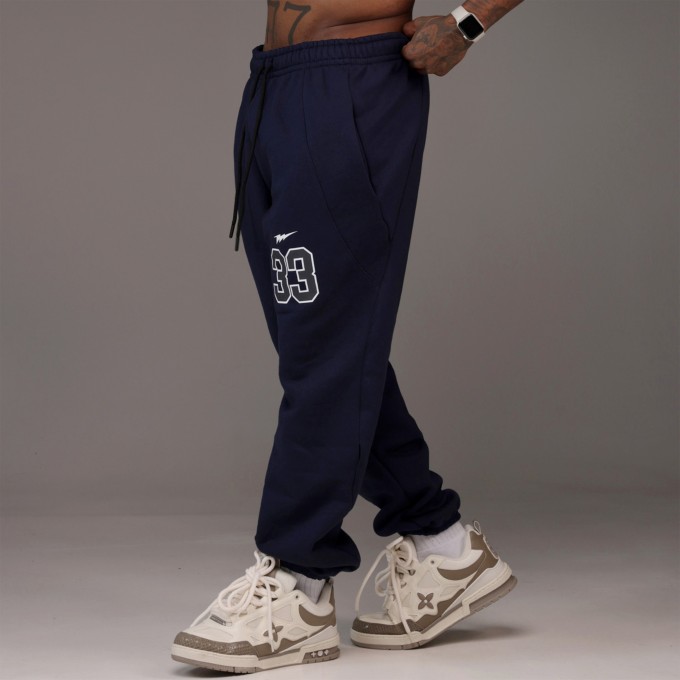 Calça Moletom Baggy 33 Azul Marinho