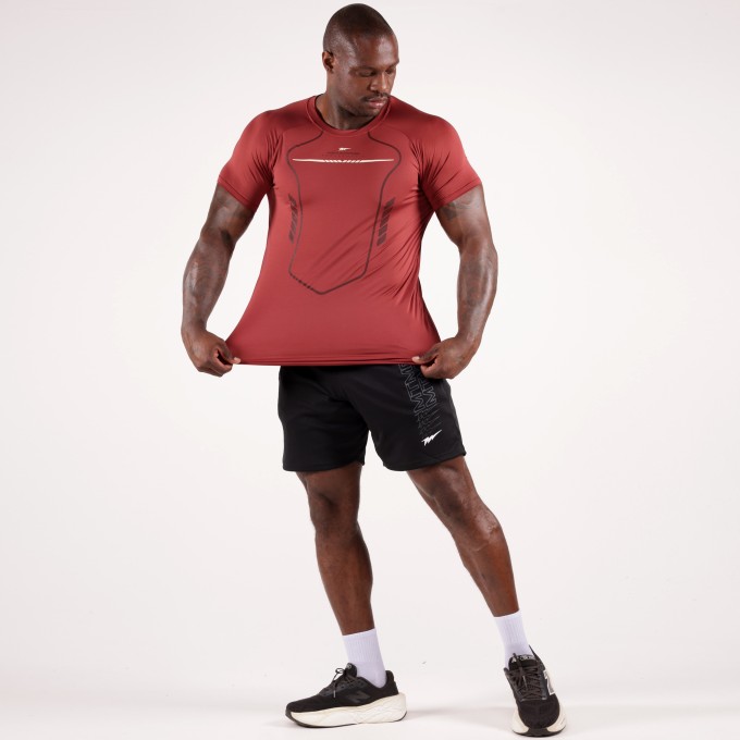 Camiseta Haglan DryForce KAIROS Vinho