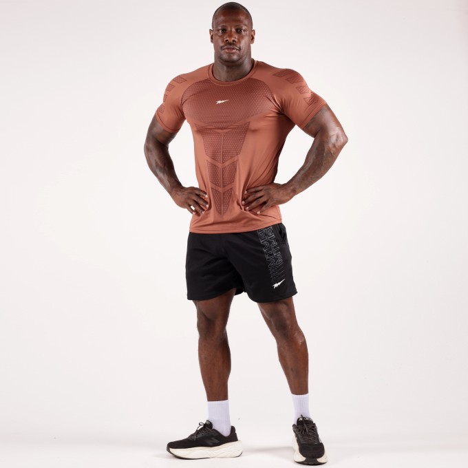 Camiseta Haglan DryForce TITAN Marrom