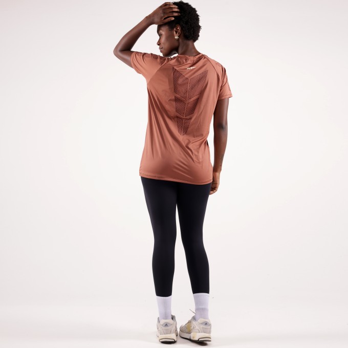 Camiseta Feminina Haglan DryForce TITAN Marrom