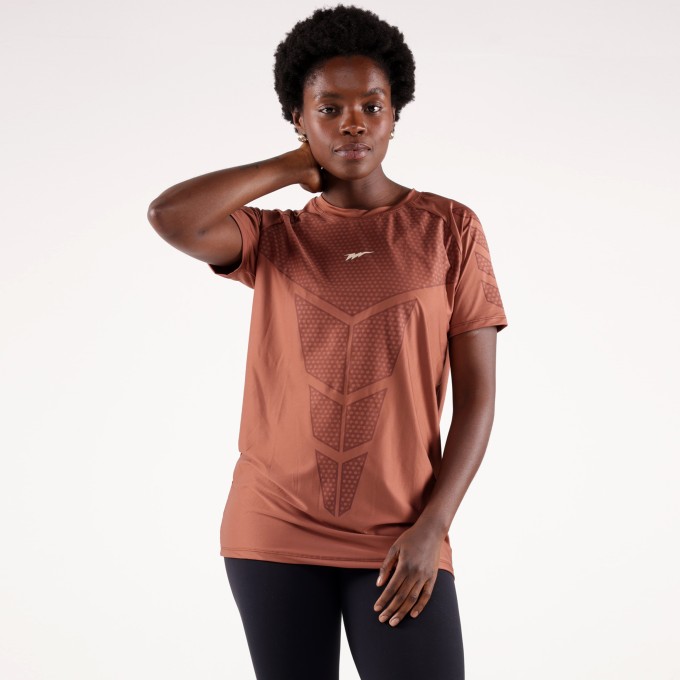 Camiseta Feminina Haglan DryForce TITAN Marrom