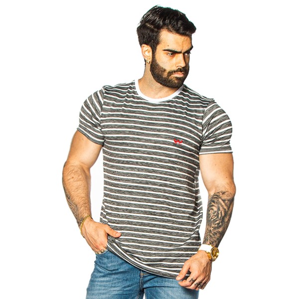 Camisa SlinFit Essential Mescla Escuro