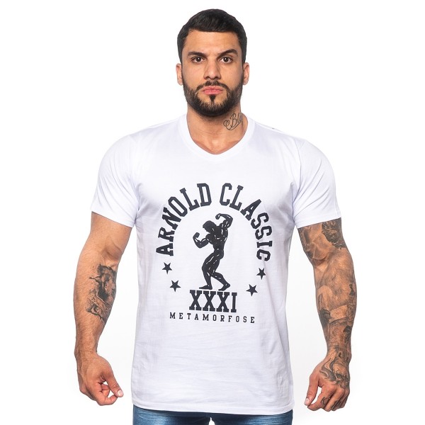Camiseta T-Shirt Arnold Branca