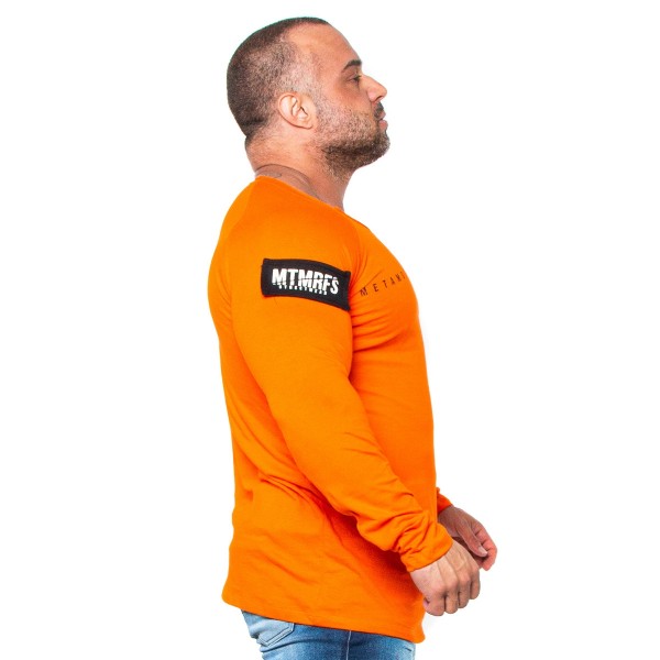 Camisa Long Cotton LIFESTYLE Orange