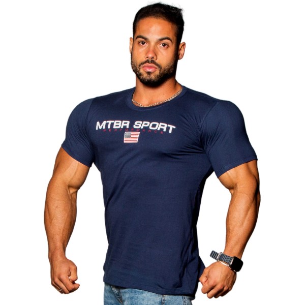 Camiseta T-Shirt Street MTBR SPORT Azul Marinho