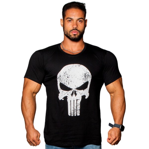 Camiseta T-Shirt Street JUSTICEIRO Preta