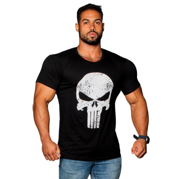 Camiseta T-Shirt Street JUSTICEIRO Preta