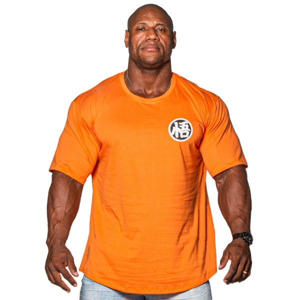 Camiseta Oversize Size DBZ Laranja 3G-4G