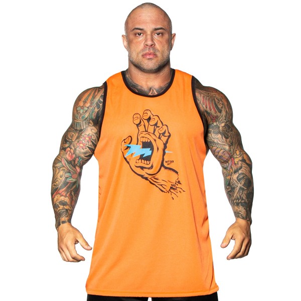 Regata Machao DryFit CRAZY HAND Laranja